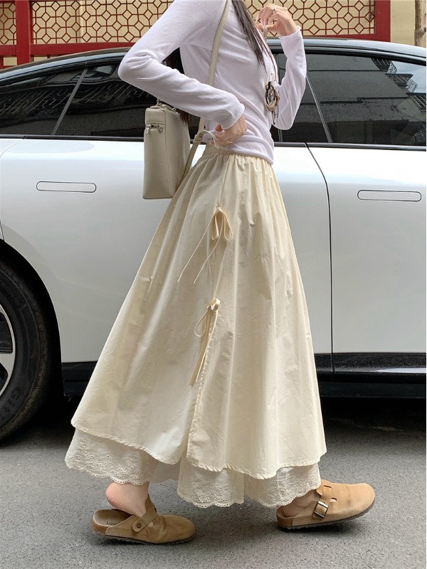 A-Line Skirt Midi - Gonna midi a vita alta con