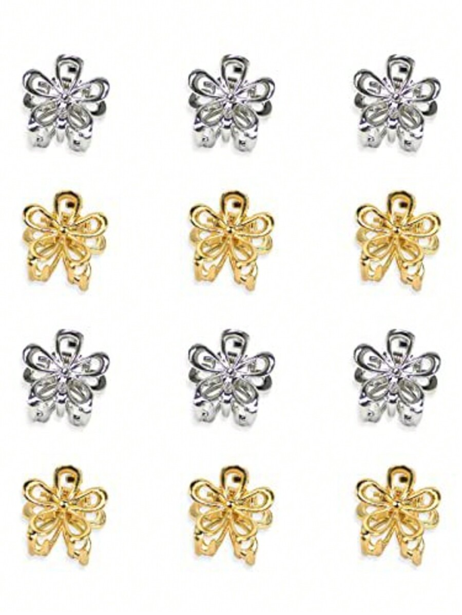 Women'S Fashion Petite - 12 pezzi/4 pezzi di fermagli per