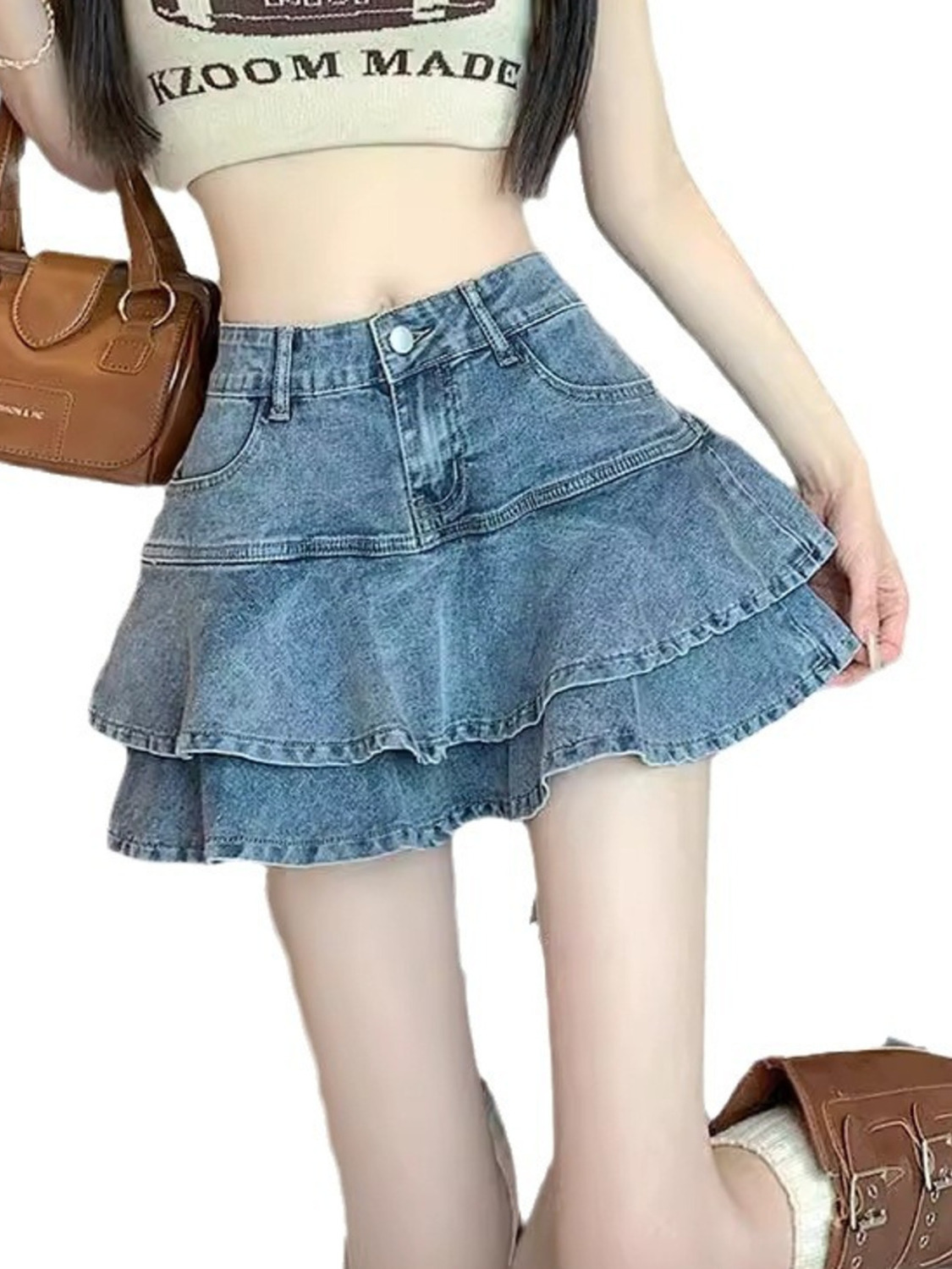 Denim Shorts Women - Gonna a pantaloncino da donna vintage