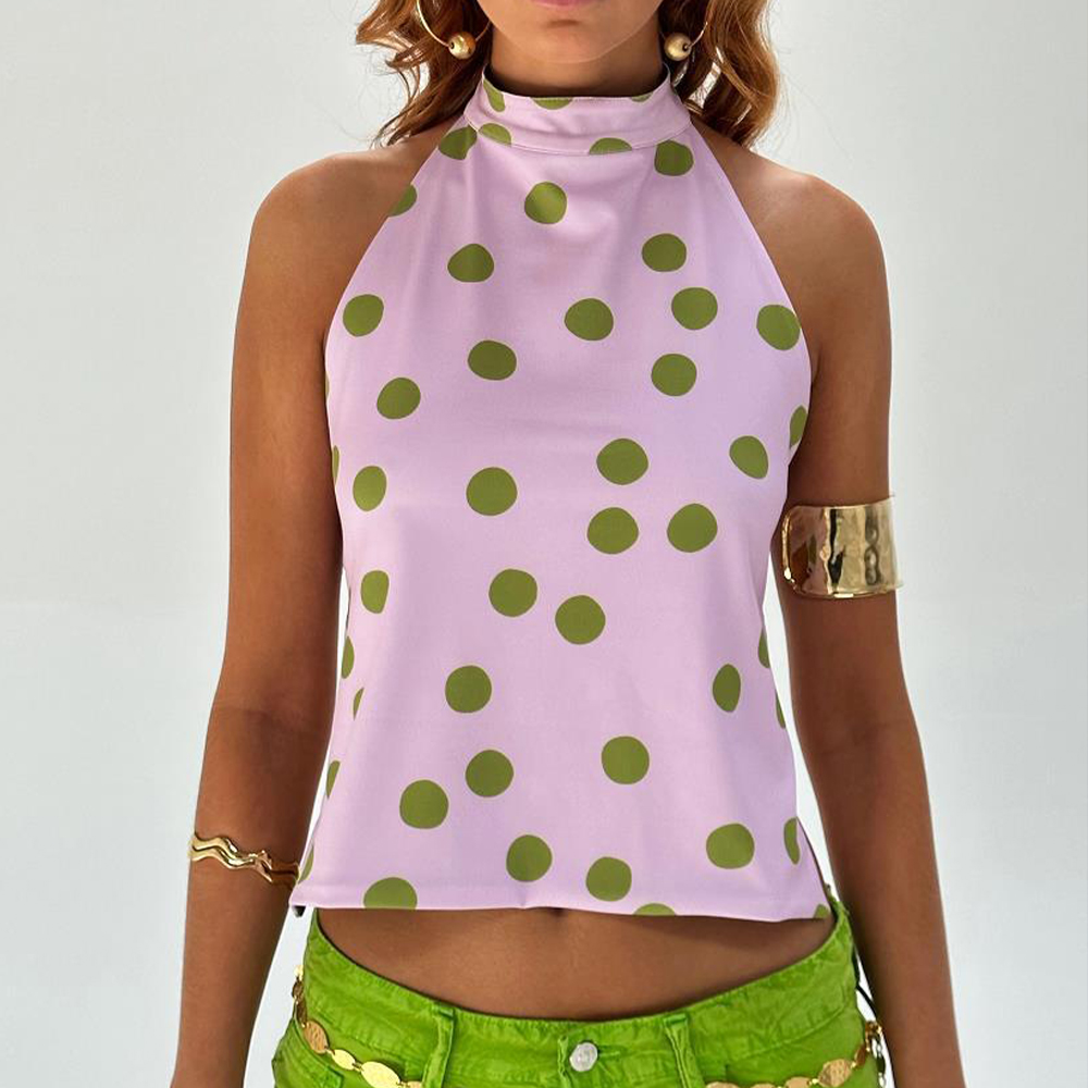 Women'S Y2K Fashion Aesthetic - Gilet estivo da donna alla moda