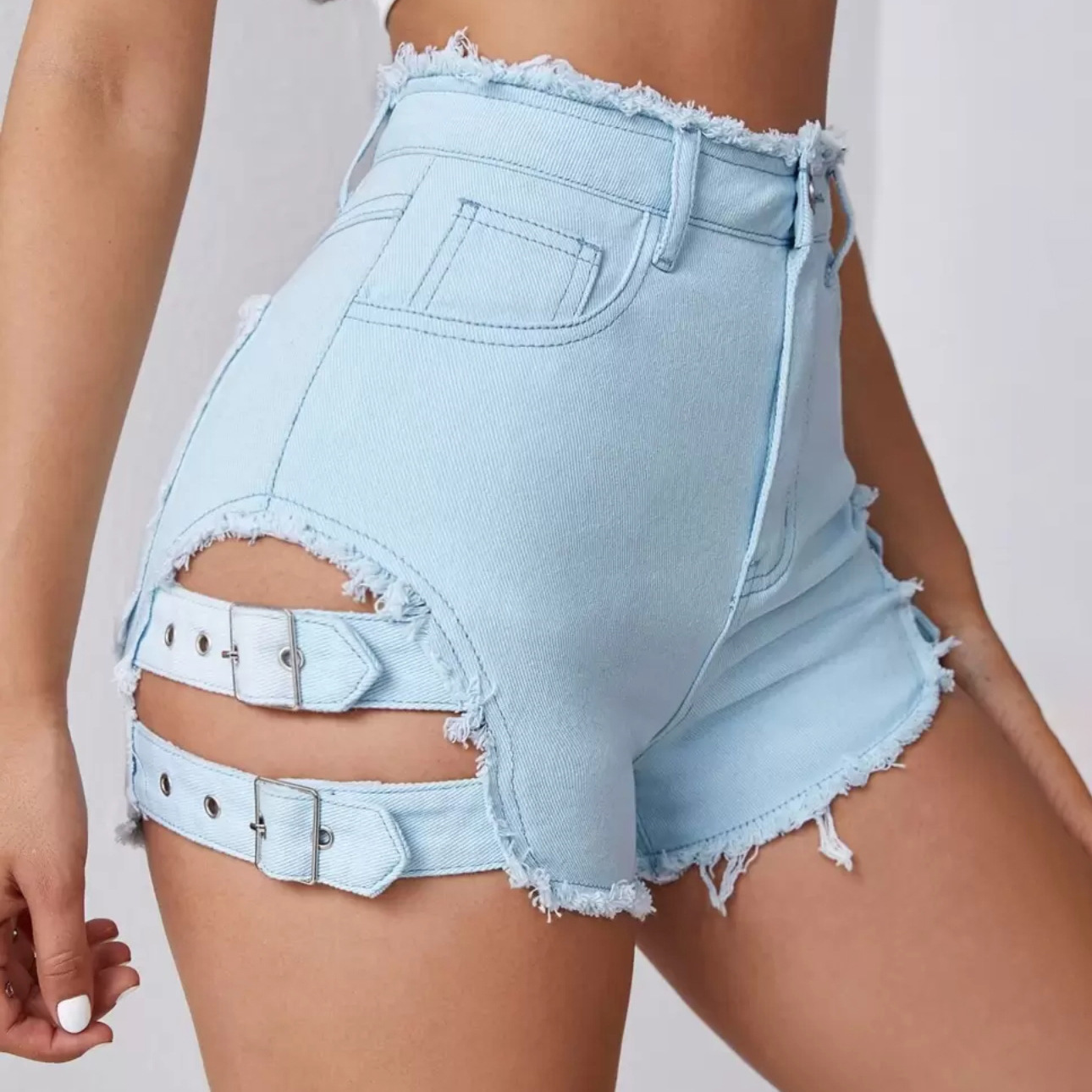 Denim Shorts Women - Shorts in denim da donna a