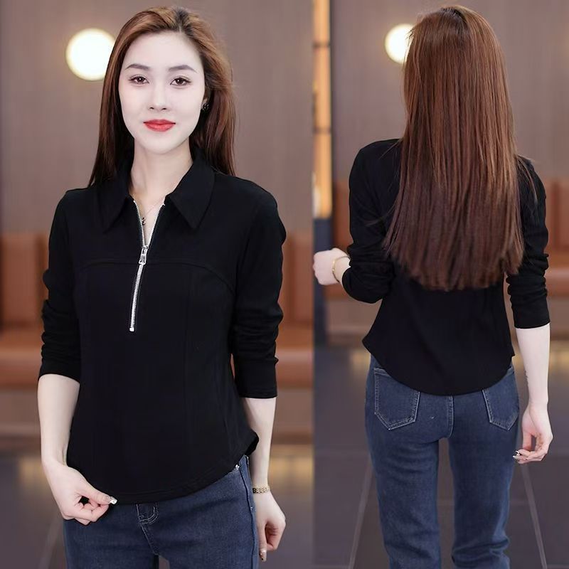 Women'S Fashion Petite - Maglia a maniche lunghe da donna