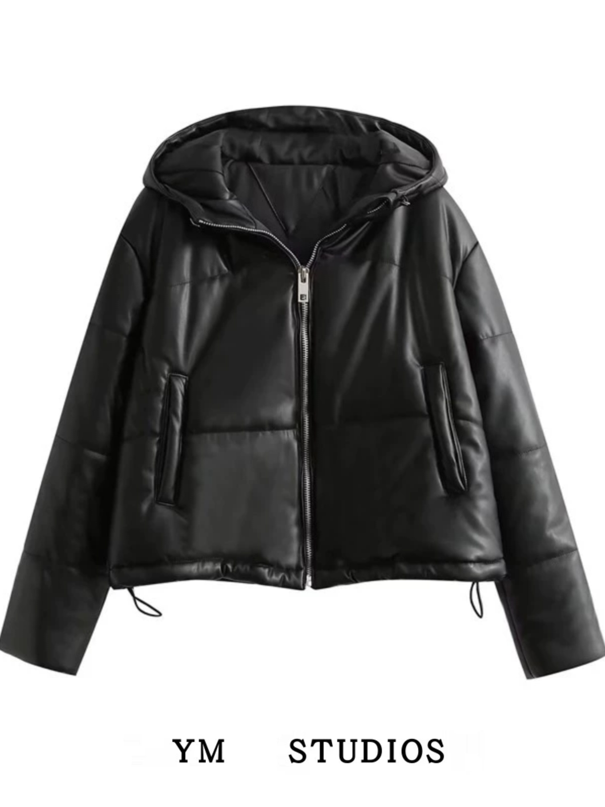 Women'S Fashion Leather Jacket - Giacca Casual in Pelle PU per