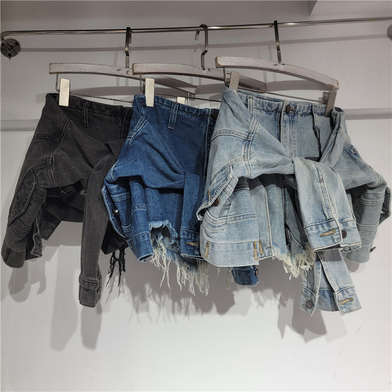 Denim Shorts Women - Shorts in denim da donna, jeans