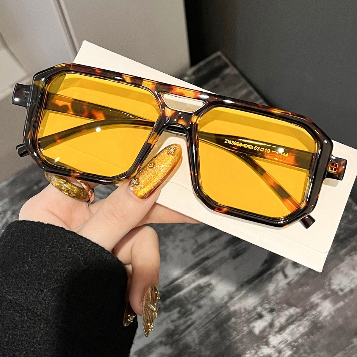 Women'S Fashion Eyeglasses - Nuovi Occhiali da Sole Retrò Quadrati