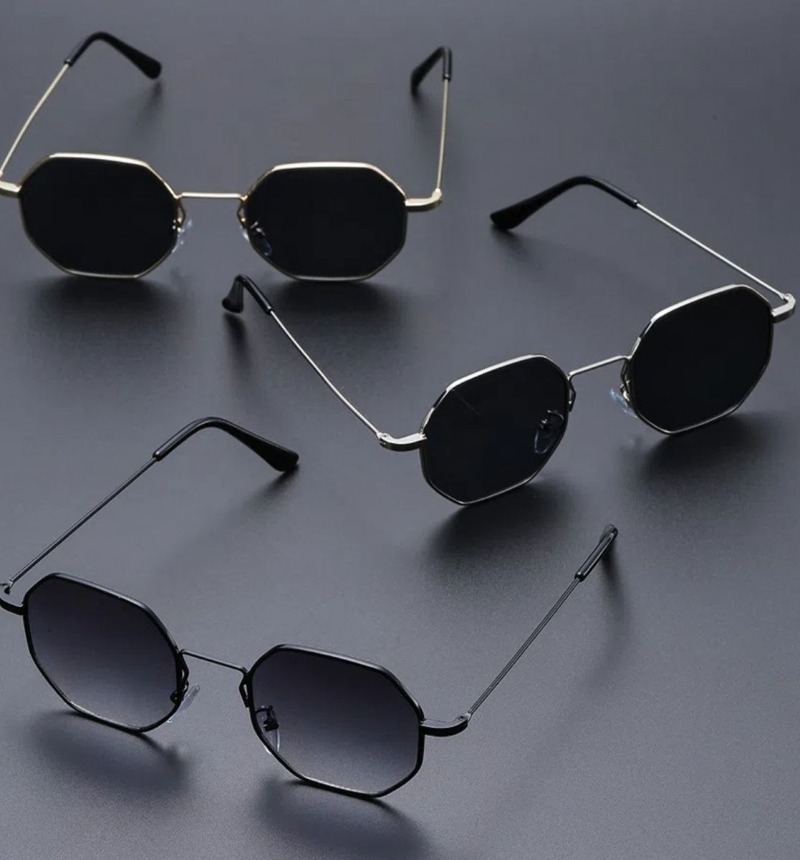Women'S Fashion Eyeglasses - Occhiali da sole quadrati piccoli e