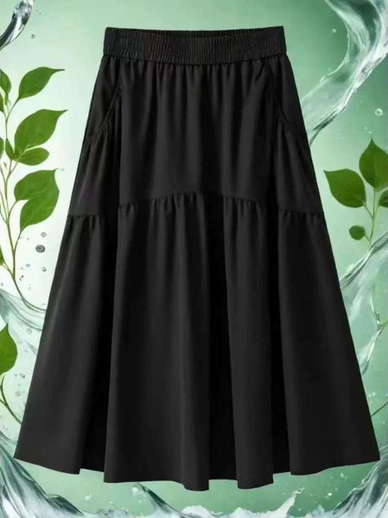 A-Line Skirt Midi - Gonna Midi a Trapezio Comoda per