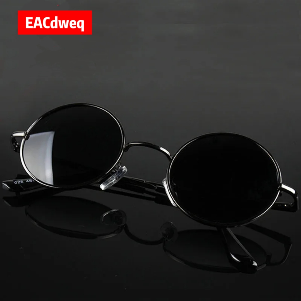 Women'S Fashion Eyeglasses - Occhiali da Sole Rotondi Retrò Vintage