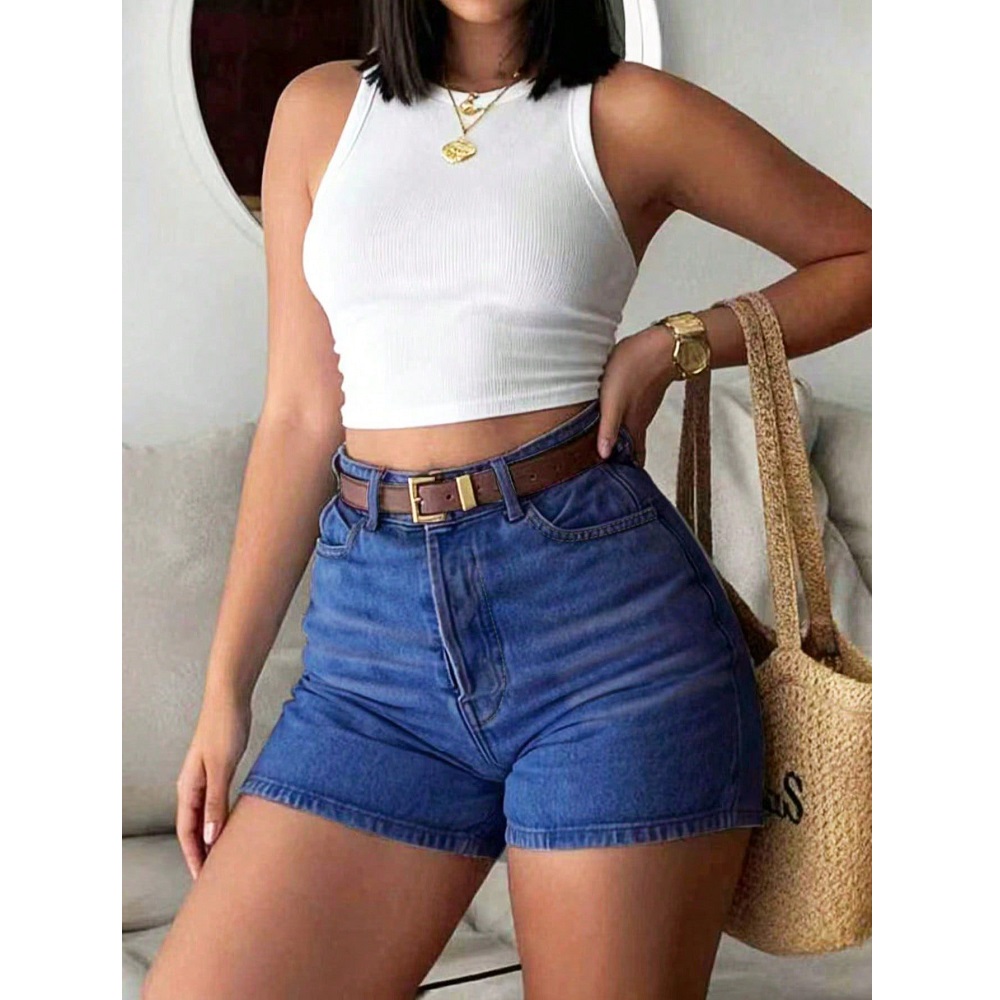 Shorts in Denim Estivi da Donn - Denim Shorts Women recensione e prezzo