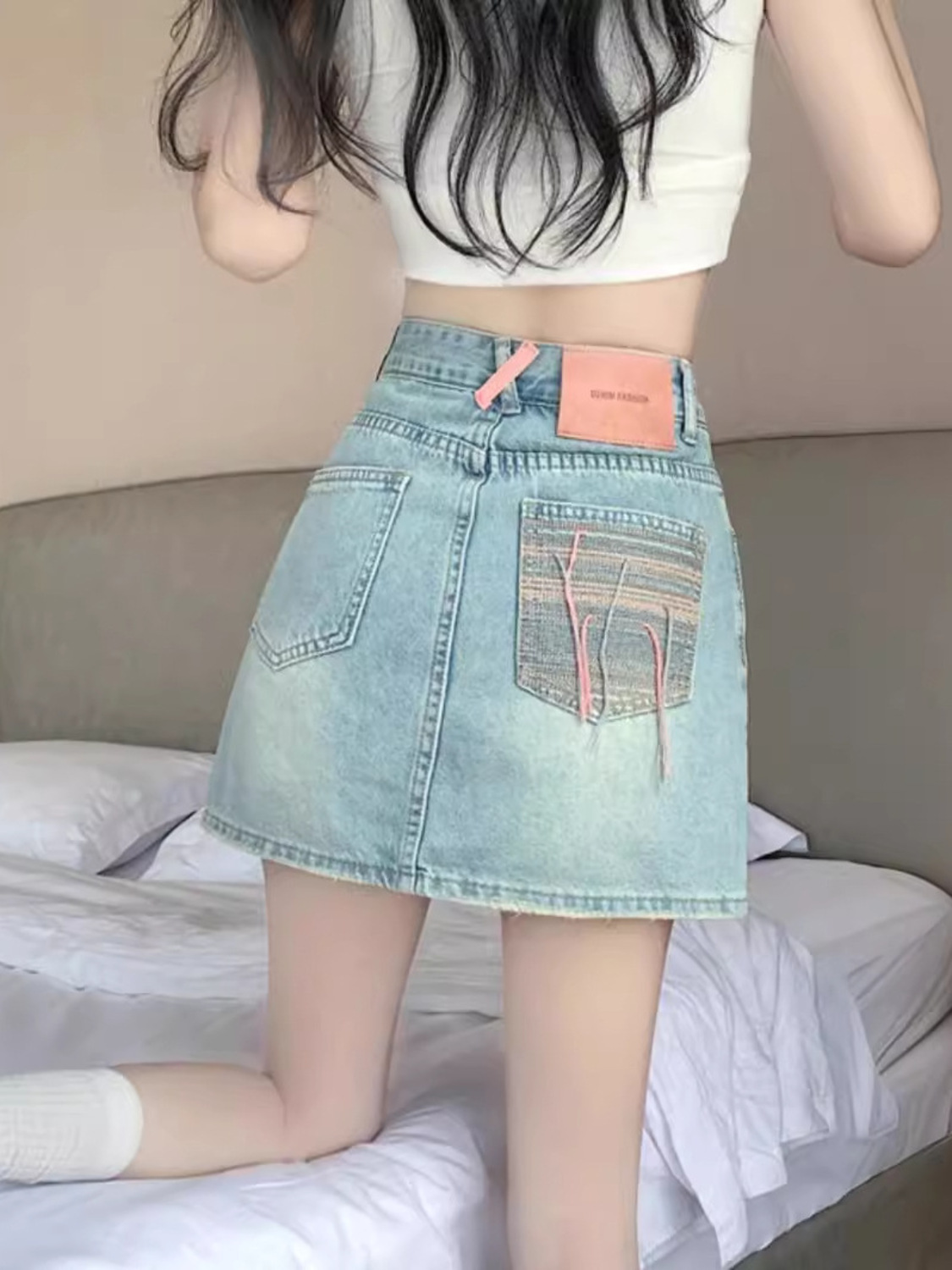 Gonna-Pantaloncino in Denim Vi - Denim Shorts Women recensione e prezzo