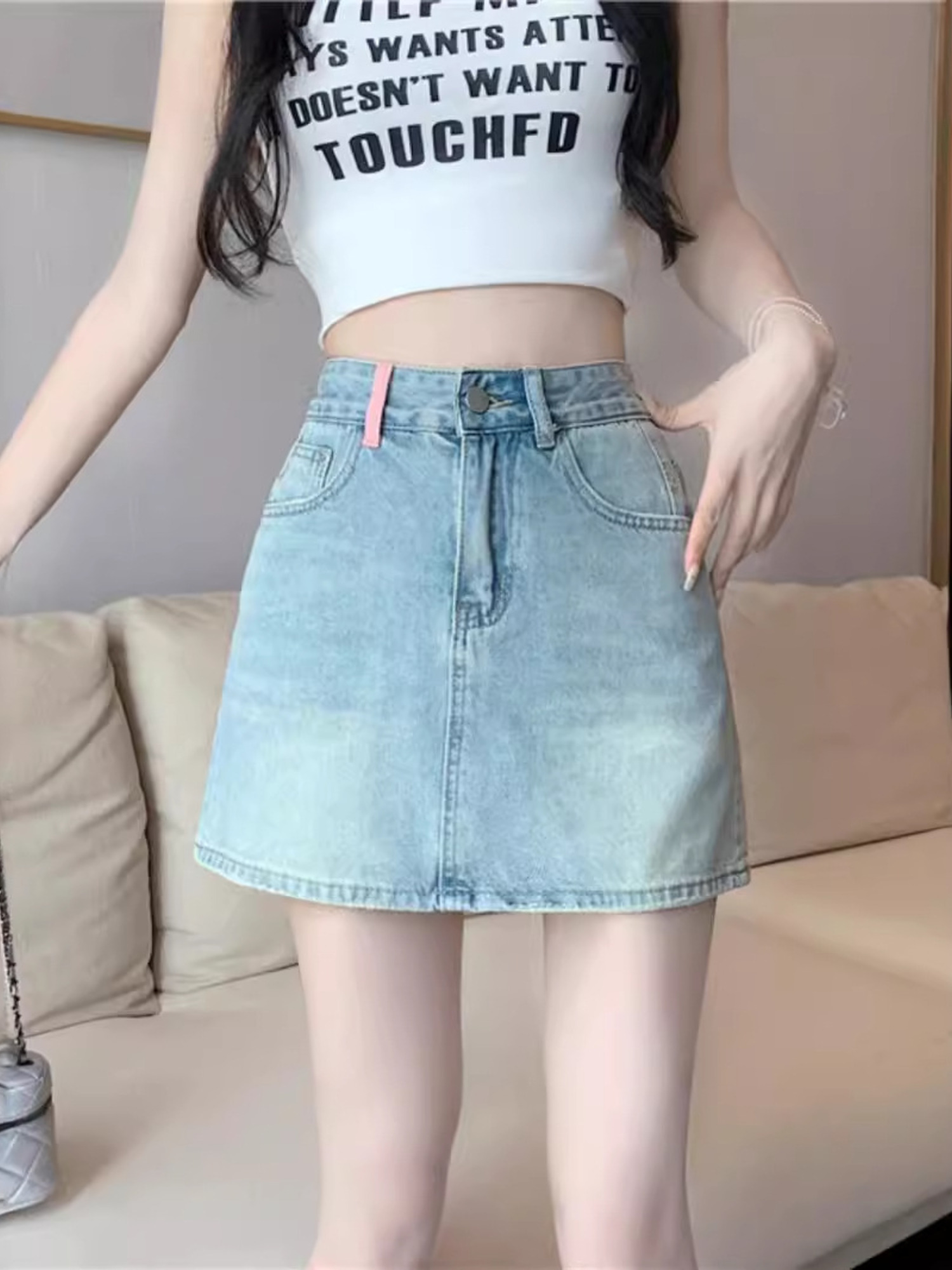 Gonna-Pantaloncino in Denim Vi - Denim Shorts Women recensione e prezzo