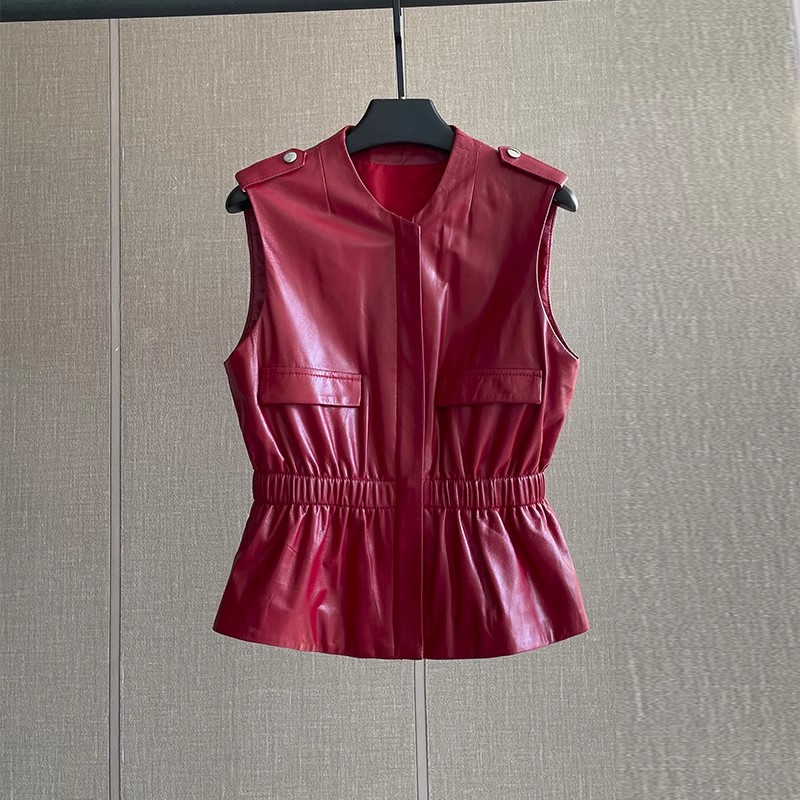 Gilet da donna in vera pelle r - Women'S Fashion Leather Jacket recensione e prezzo