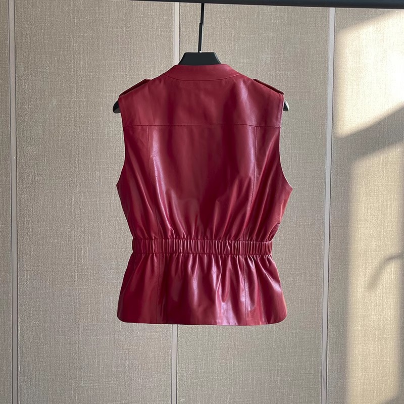 Gilet da donna in vera pelle r - Women'S Fashion Leather Jacket recensione e prezzo