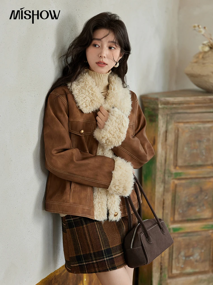 MISHOW Giacca in pelliccia di  - Women'S Fashion Leather Jacket recensione e prezzo