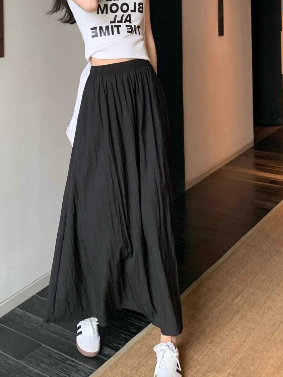 Gonna lunga a pieghe drappeggi - A-Line Skirt Midi recensione e prezzo