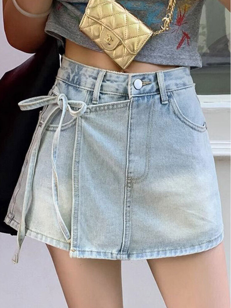 Gonna-pantalone in denim da do - Denim Shorts Women recensione e prezzo
