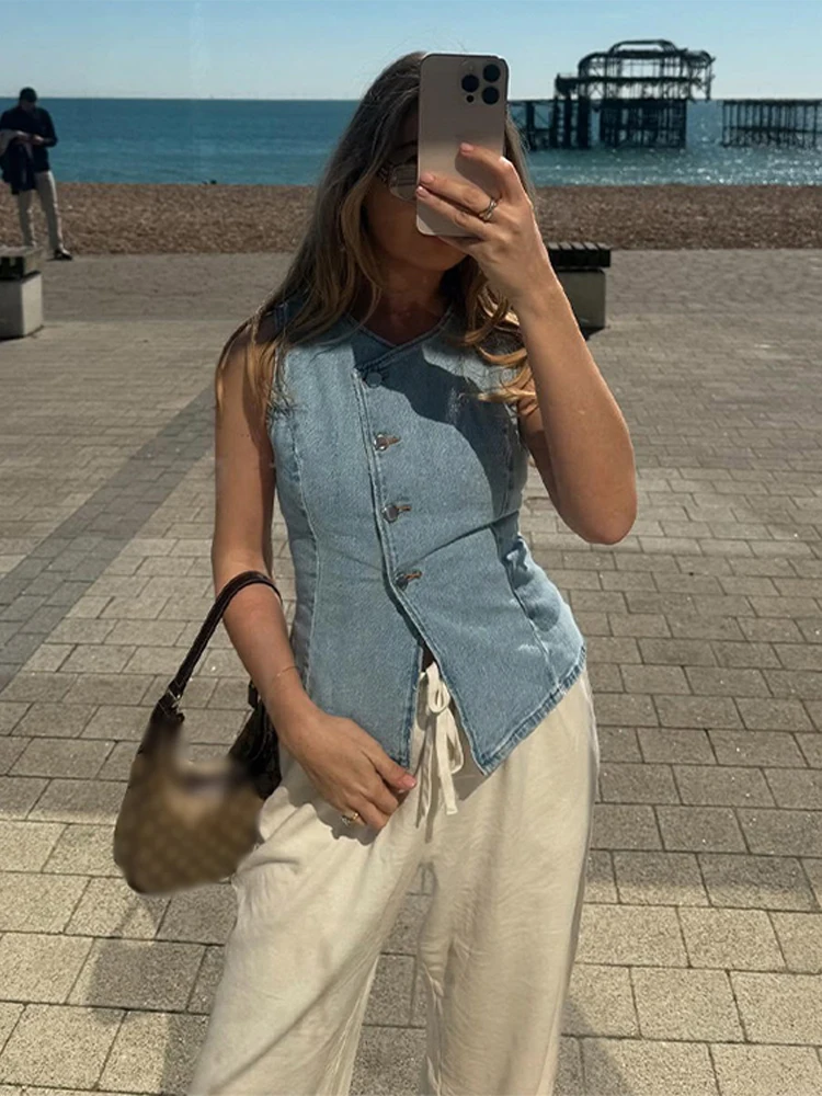 CPSYMYM Elegante gilet di jean - Denim Shorts Women recensione e prezzo
