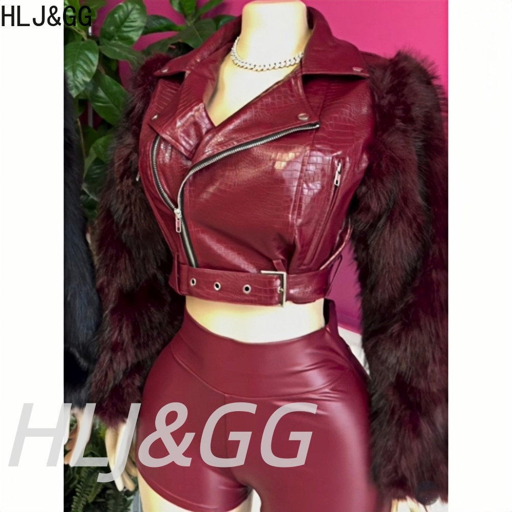 HLJ&GG Tendenza Moda Pelliccia - Women'S Fashion Leather Jacket recensione e prezzo