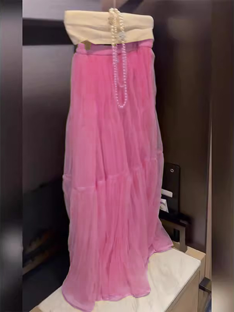 Elegante gonna a vita alta in  - A-Line Skirt Midi recensione e prezzo