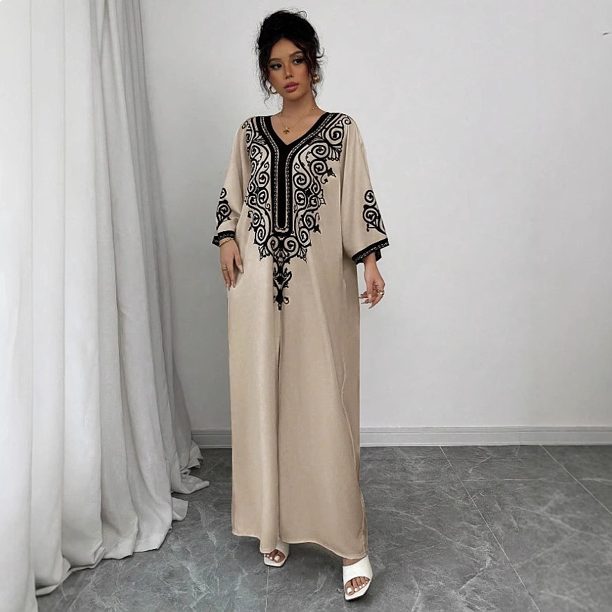 Abito lungo a fiori con scollo - Maxi Dress Boho recensione e prezzo