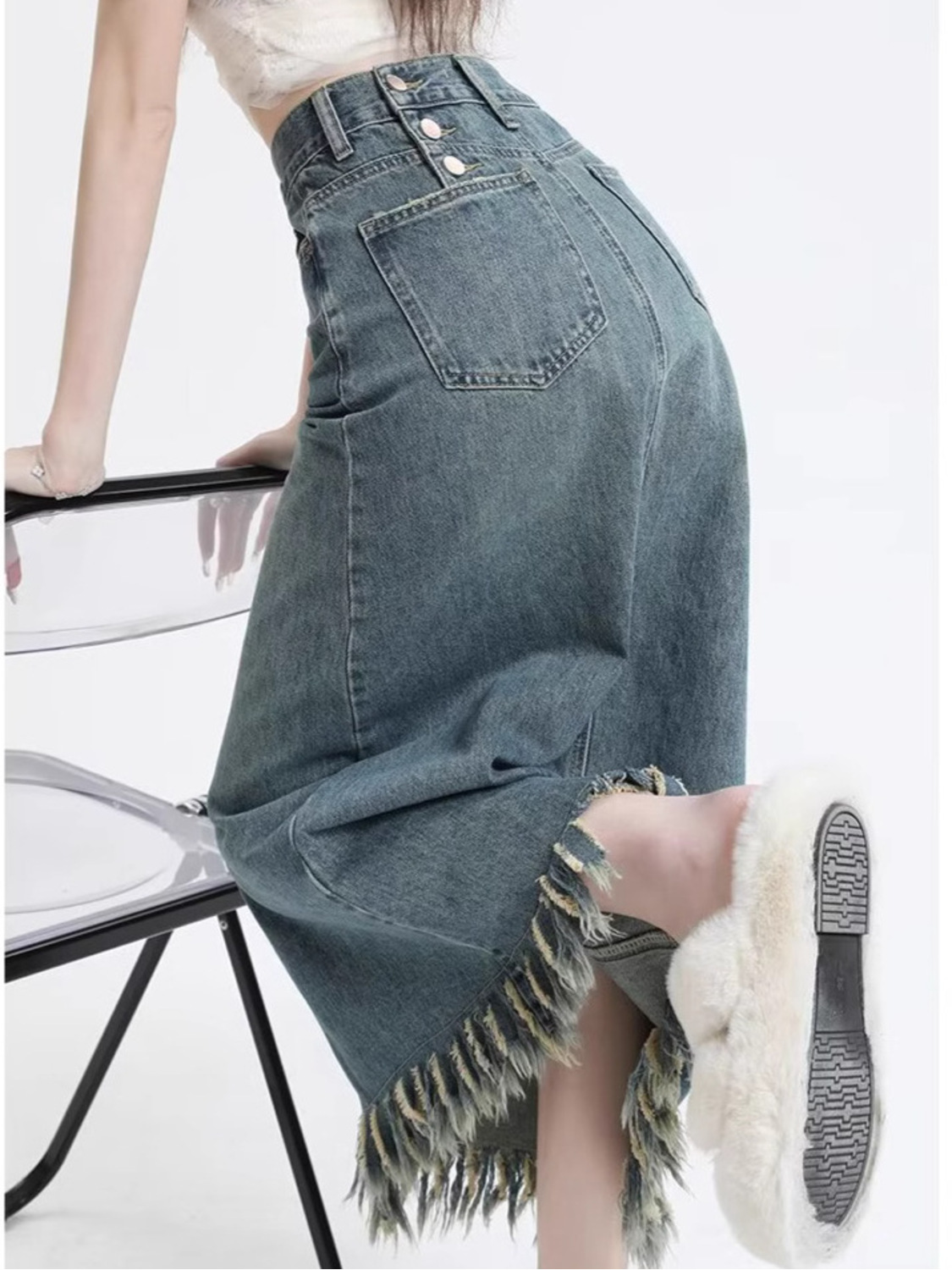 Minigonna in denim lavato vint - Denim Shorts Women recensione e prezzo