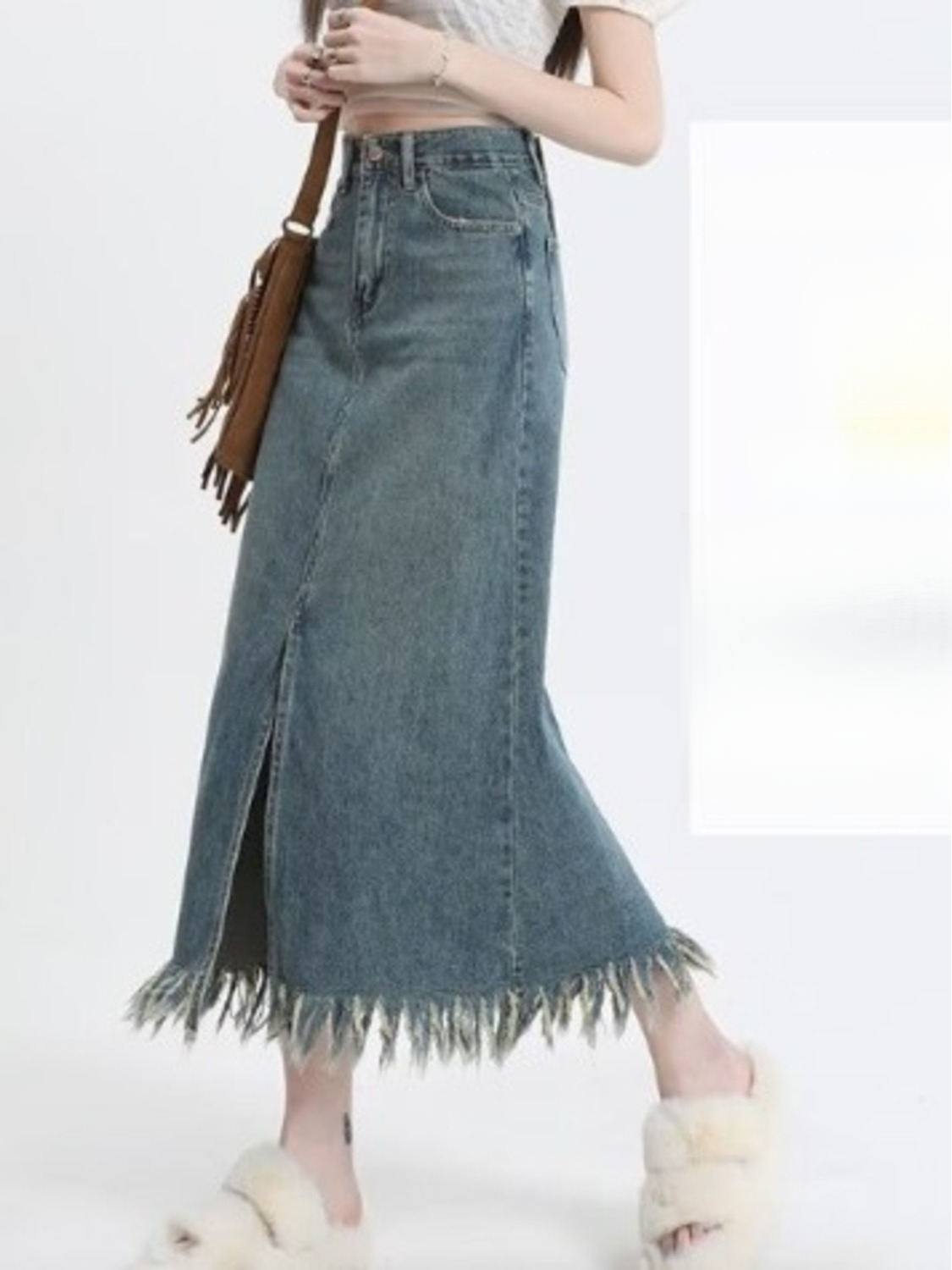 Minigonna in denim lavato vint - Denim Shorts Women recensione e prezzo