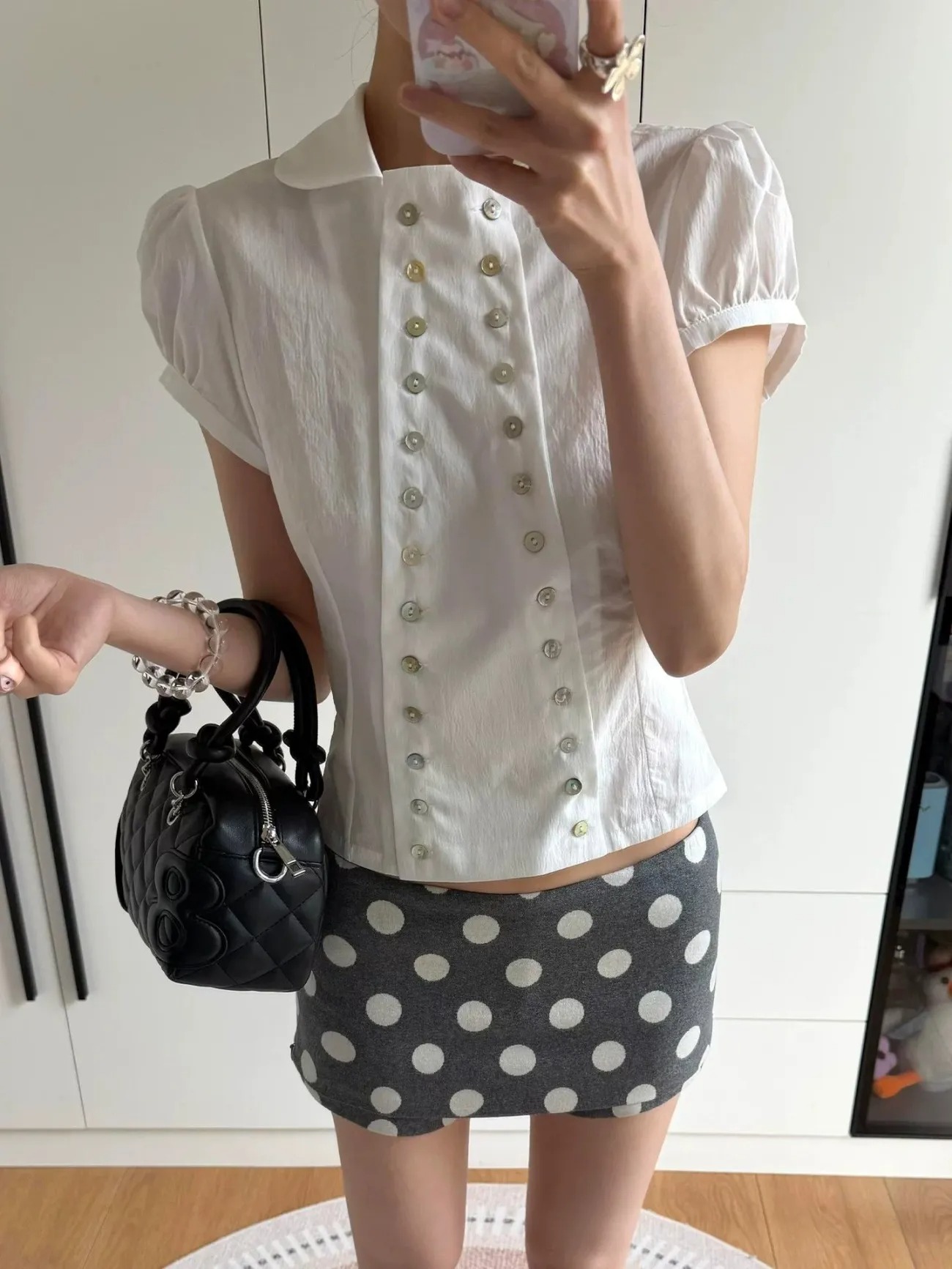 Camicetta con Colletto Peter P - Women'S Y2K Fashion Aesthetic recensione e prezzo
