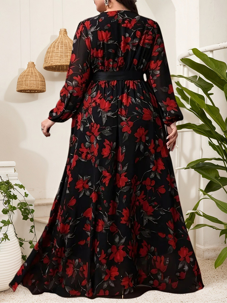 GIBSIE Abito con cintura con s - Maxi Dress Boho recensione e prezzo