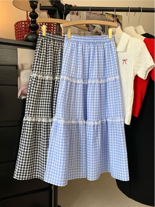 Gonna Midi a Vita Alta in Pizz - A-Line Skirt Midi recensione e prezzo