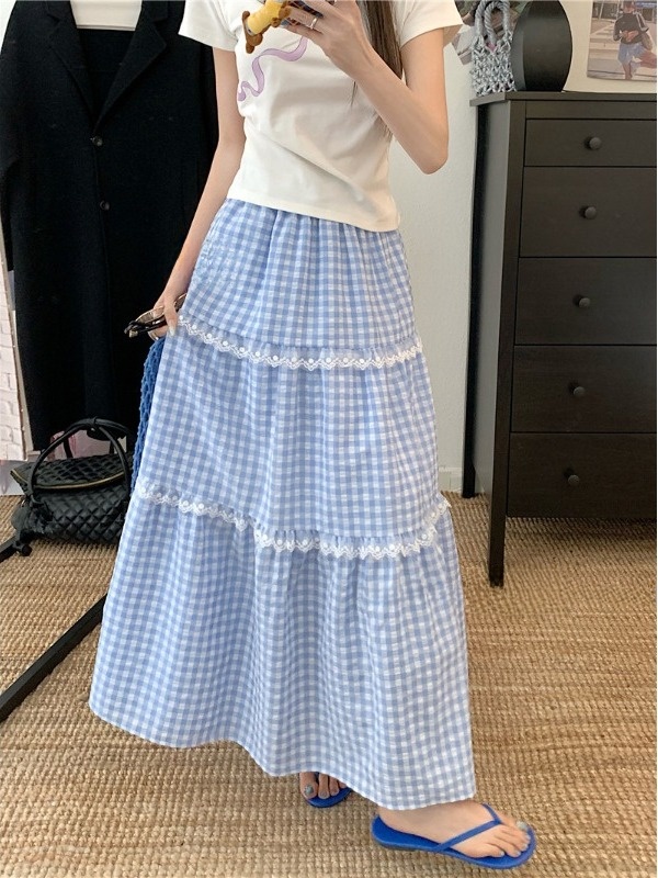 Gonna Midi a Vita Alta in Pizz - A-Line Skirt Midi recensione e prezzo